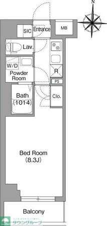 BPRレジデンス大島の物件間取画像